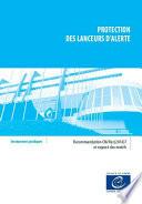 Télécharger le livre libro Protection Des Lanceurs D'alerte - Recommandation Cm/rec(2014)7 Et Exposé Des Motifs